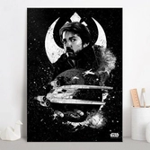 Star wars pilots - magnetic metal poster 45x32 - u-wing