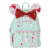 Disney by loungefly sac à dos mini minnie holiday peppermint ornaments