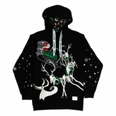 L´étrange noël de mr. jack by loungefly veste à capuche christmas town (xxl)
