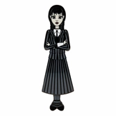 Wednesday by loungefly pin set 4 pin's émaillés wednesday addams paper doll 3 cm