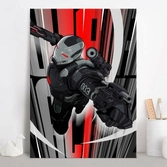 CIVIL WAR SHOWDOWN - Magnetic Metal Poster 45x32 - War Machine