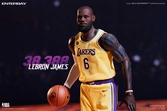 Nba collection figurine real masterpiece 1/6 lebron james special edition 30 cm