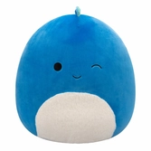 Squishmallows peluche winking dark blue dino with fuzzy belly brody 40 cm