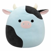 Squishmallows peluche blue and black cow cillian 50 cm