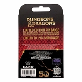 Dungeons & dragons pin alignment spinner 24k gold plated limited edition