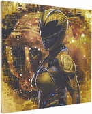 POWER RANGERS MOVIE - Canvas 40X40 - Yellow Ranger Pose