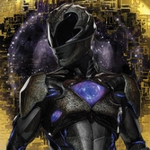 POWER RANGERS MOVIE - Canvas 40X40 - Black Ranger Pose