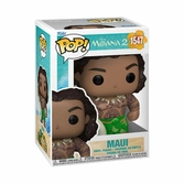 Vaiana : la légende du bout du monde 2 pop! & buddy vinyl figurine maui with fish hook 9 cm
