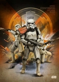 ROGUE ONE KEY FORCES - Magnetic Metal Poster 45x32 - Stormtroopers