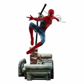 Spider-man: no way home figurine movie masterpiece 1/6 spider-man (new red and blue suit) (deluxe version) 28 cm