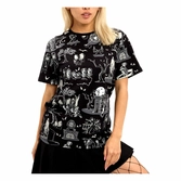 Disney by loungefly tee t-shirt unisexe haunted mansion (l)
