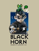 The circle figurine 1/12 black horn year of the loong limited edition 16 cm