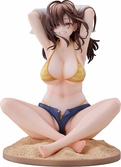 Original character statuette danjo no yujo ga seiritsu dekinai type no onna tomodachi 15 cm