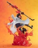 One piece statuette pvc figuarts zero extra battle sabo fire fist rook check 19 cm