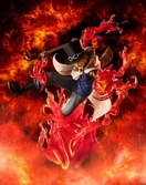 One piece statuette pvc figuarts zero extra battle sabo fire fist rook check 19 cm