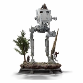 Star wars statuette 1/20 demi art scale at-st and chewbacca 53 cm