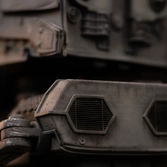 Star wars statuette 1/20 demi art scale at-st and chewbacca 53 cm