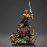 Masters of the universe statuette 1/10 deluxe art scale he-man unleashed 34 cm