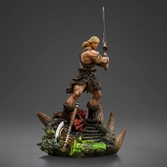 Masters of the universe statuette 1/10 deluxe art scale he-man unleashed 34 cm