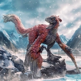 Jurassic world statuette 1/10 art scale dominion 19 cm