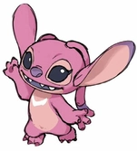 Lilo & stitch tirelire angel standing 15 cm