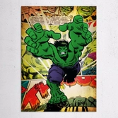 MARVEL SILVER AGE - Magnetic Metal Poster 45x32 - Hulk