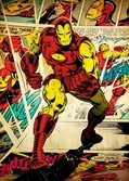 MARVEL SILVER AGE - Magnetic Metal Poster 45x32 - Iron Man