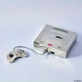 Saturn white ver. replica 5,5 cm sega hardware series bright arts gallery