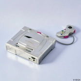 Saturn white ver. replica 5,5 cm sega hardware series bright arts gallery