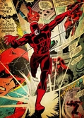 MARVEL SILVER AGE - Magnetic Metal Poster 45x32 - Daredevil