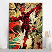 MARVEL SILVER AGE - Magnetic Metal Poster 45x32 - Daredevil