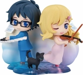 Your lie in april pack 2 mini figurines qset kaori miyazono & kosei arima 9 cm