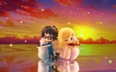 Your lie in april pack 2 mini figurines qset kaori miyazono & kosei arima 9 cm