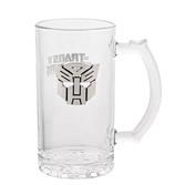 Transformers autobot - logo - chope en verre