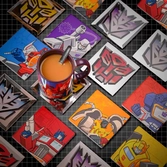 Transformers autobot optimus prime - sous verre carré en céramique