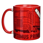 Transformers autobot optimus prime - mug interieur coloré - 325ml