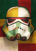 STAR WARS MASKED TROOPER - Magnetic Metal Poster 45x32 - Shapes