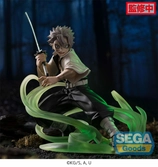Demon slayer: kimetsu no yaiba statuette pvc xross link anime sanemi shinazugawa hashira training arc 12 cm