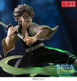 Demon slayer: kimetsu no yaiba statuette pvc xross link anime sanemi shinazugawa hashira training arc 12 cm