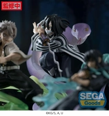 Demon slayer: kimetsu no yaiba statuette pvc xross link anime obanai iguro hashira training arc 14 cm