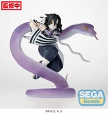Demon slayer: kimetsu no yaiba statuette pvc xross link anime obanai iguro hashira training arc 14 cm