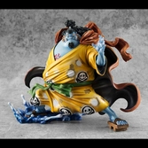 One piece statuette pvc portrait of pirates sa-maximum knight of the sea jinbe limited reprint 25 cm