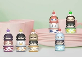 Gintama pack 6 trading figures tsumichen stack up & change 8 cm (with gift)