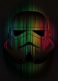 STAR WARS MASKED TROOPER - Magnetic Metal Poster 45x32 - Disco