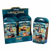 Disney lorcana tcg présentoir decks de démarrage azurite sea (8) anglais