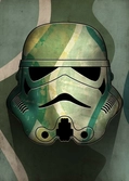 STAR WARS MASKED TROOPER - Magnetic Metal Poster 45x32 - Camo