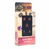 Exclu micromania-lot de 5 dés d6- 16mm- rouge et noir