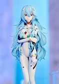 Rebuild of evangelion statuette pvc pop up parade rei ayanami: long hair ver. (3rd-run) 17 cm