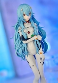 Rebuild of evangelion statuette pvc pop up parade rei ayanami: long hair ver. (3rd-run) 17 cm