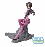 Evangelion: 3.0+1.0 thrice upon a time statuette luminasta pvc mari makinami illustrious vignetteum 30th anniversary ver. 18 cm